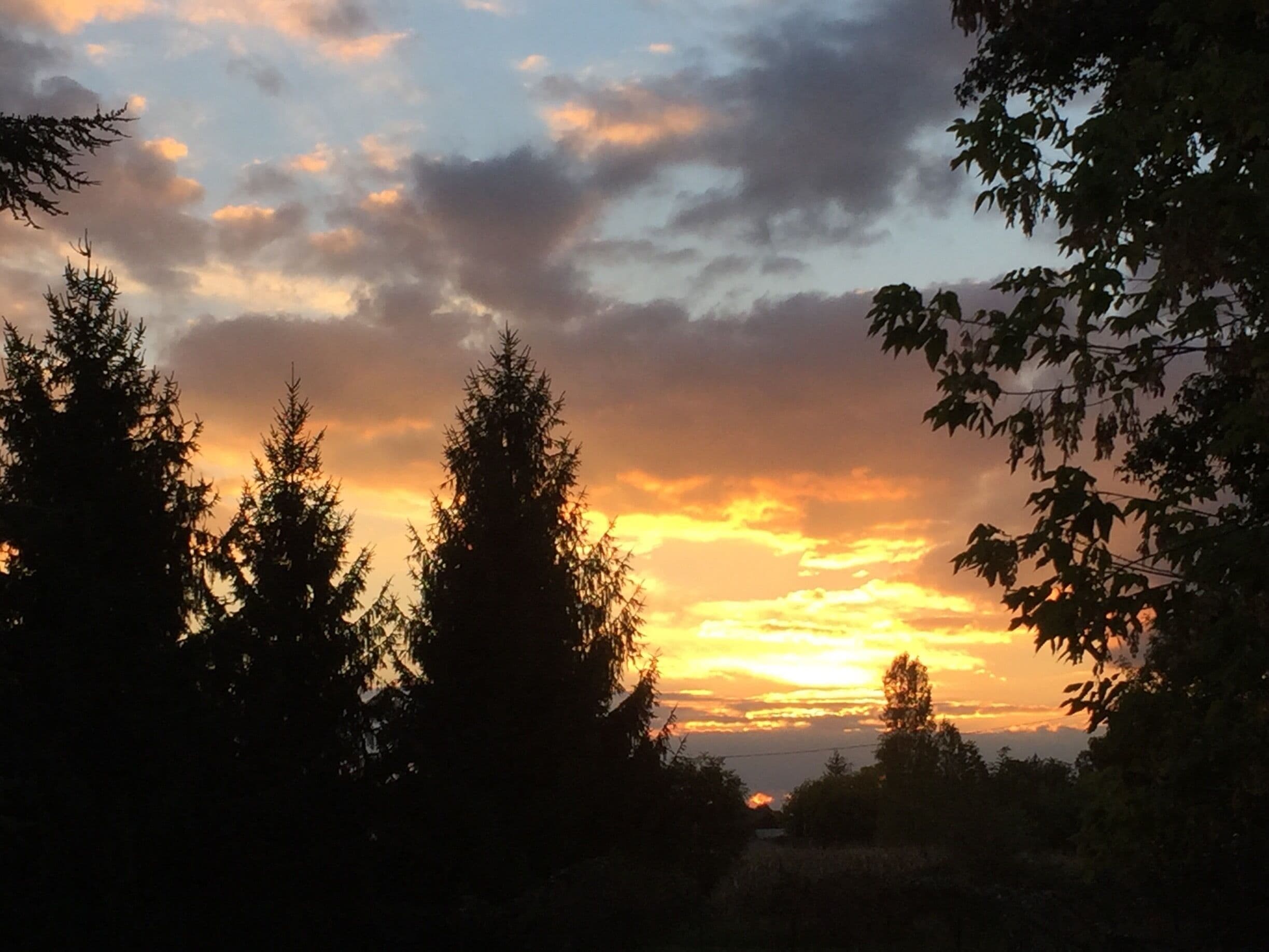 Lovely sunset chez nous a Navarrenx