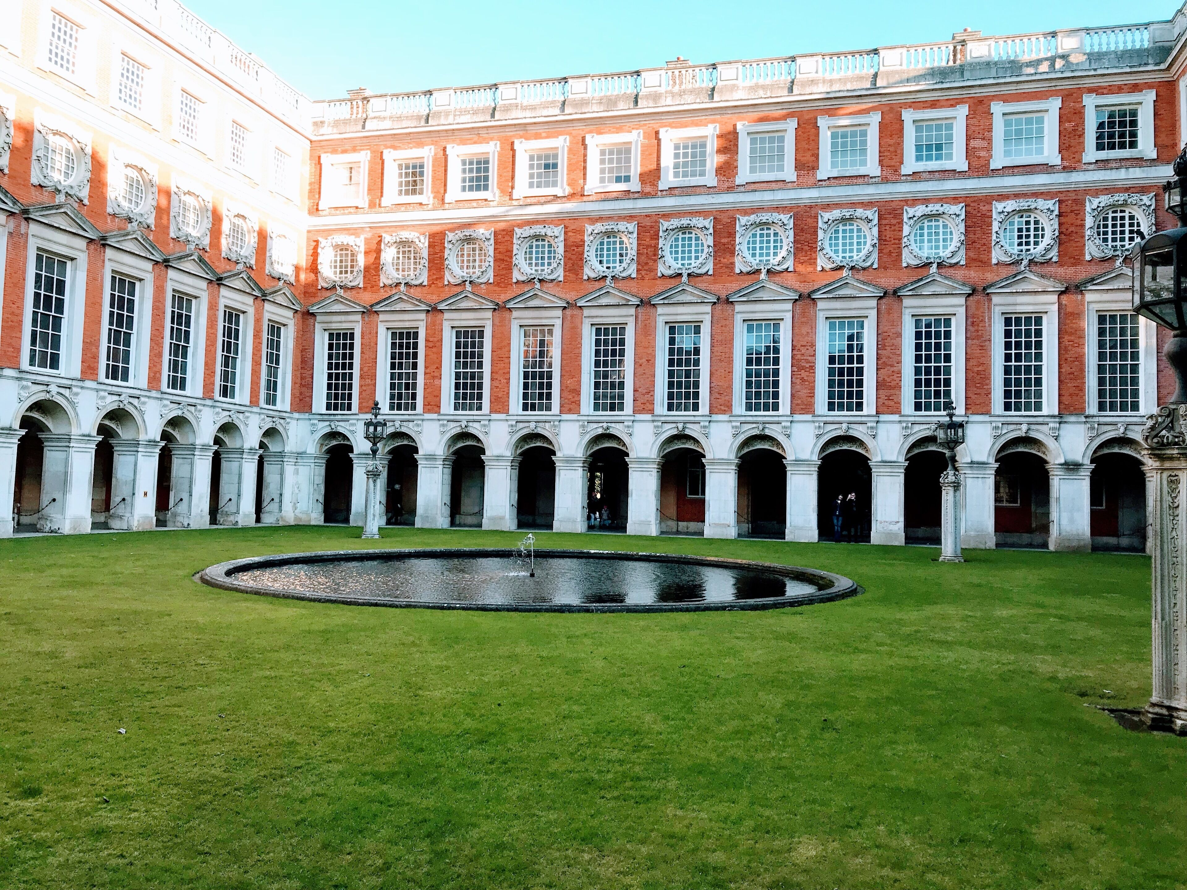 The Georgian ward of Hampton Court Palace was built in the 18th century.
