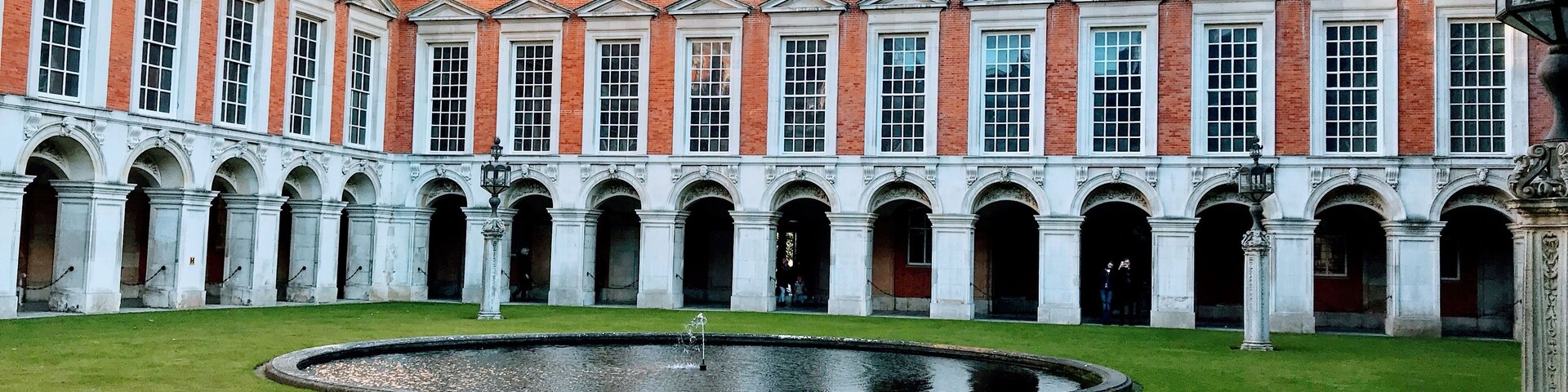 The Georgian ward of Hampton Court Palace was built in the 18th century.