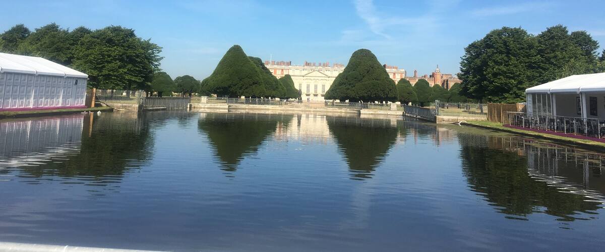 #TBT Reflection on the lake at RHS Hampton Court Flower Show.
Tip: park out and take the boat to the show!
#lifeatexpedia