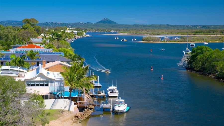 Sunshine Coast featuring boating, a house and a river or creek