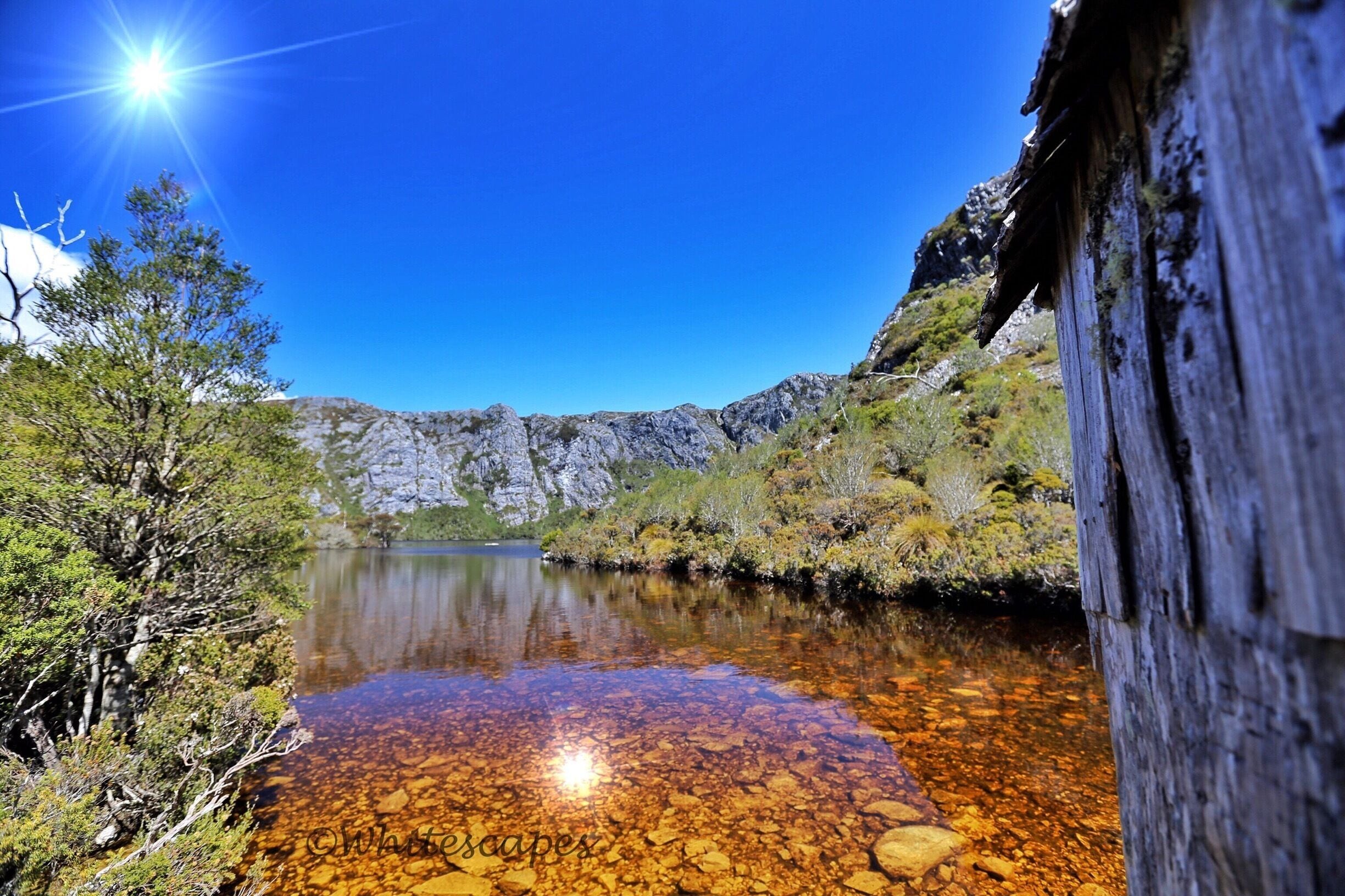 Whether it's a day walk or the Overland Track that takes around 6 days, Crater Lake within the Cradle Mountain National Park is a fabulous spot to have a rest.  You can walk to the edge or walk around the top.  Tasmania has approximately 21% of its land dedicated to National Park.  