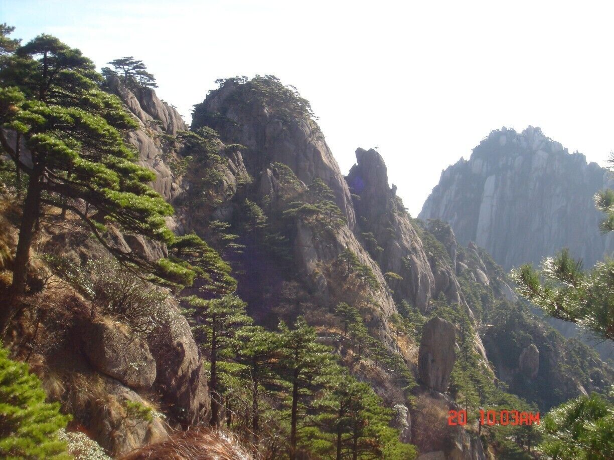 The shapes of the mountains in the Chinese paintings are real!
