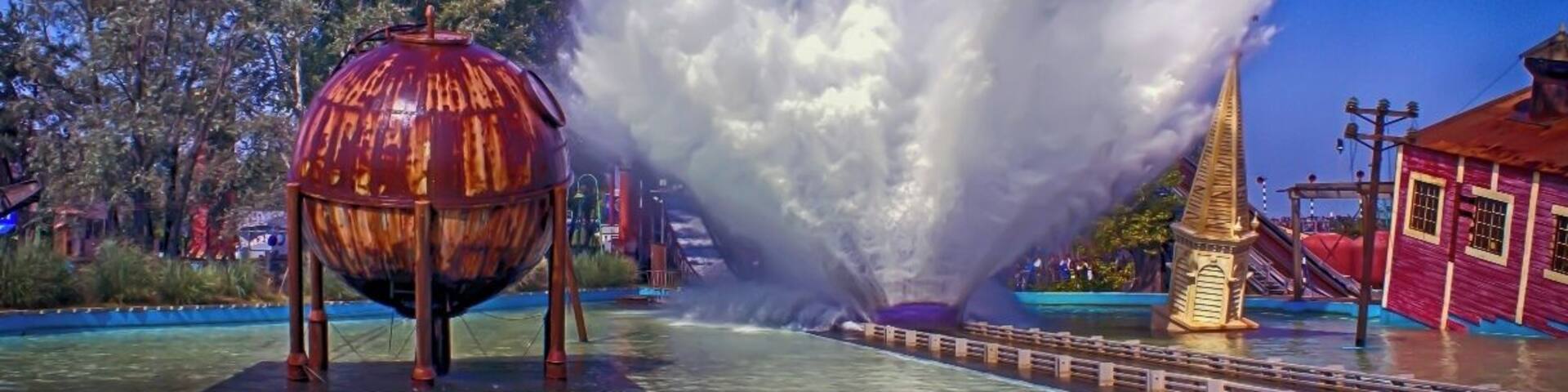 Enjoying a day on Thorpe Park. This theme park is located in Surrey, England. Was built in 1979 in a spot which was partially flooded, creating a water-based theme. #Colorful