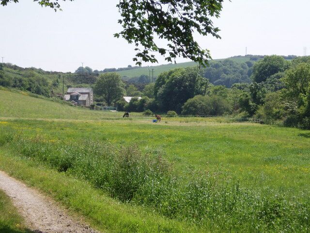 Nanpusker pump house. Probably related to the mine workings at nearby Wheal Alfred sw5836.