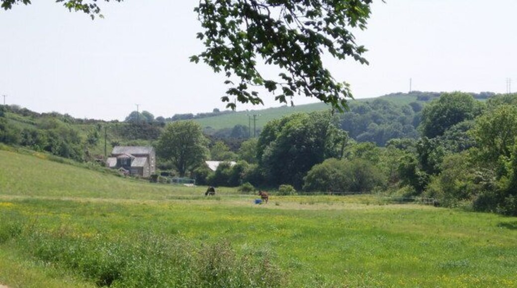 Nanpusker pump house. Probably related to the mine workings at nearby Wheal Alfred sw5836.