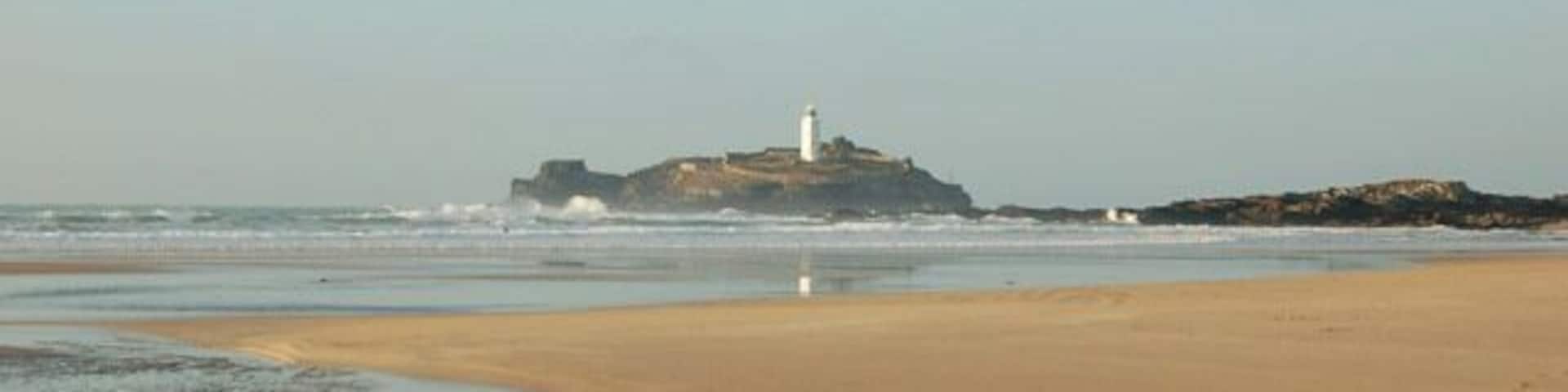 The Red River meets the sea at low water (1)