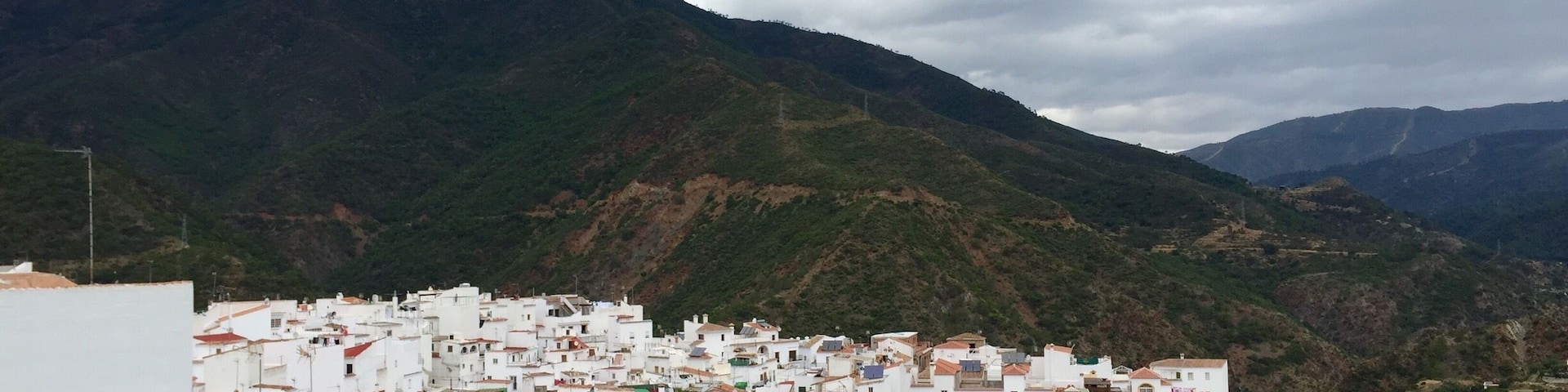 White village in the mountains