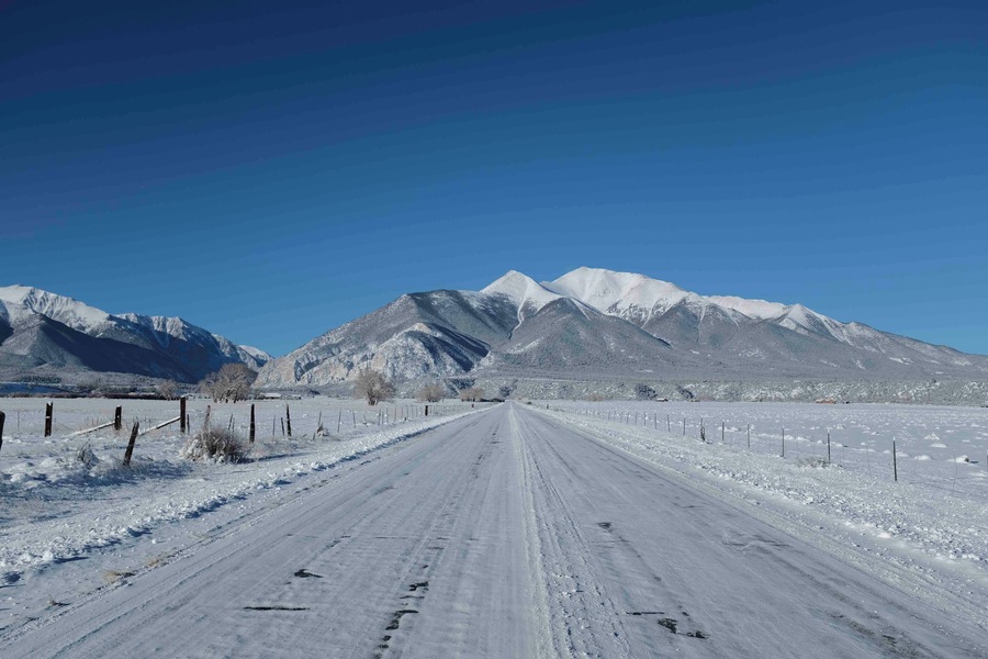 Such a beautiful view on the road leading to adventure
