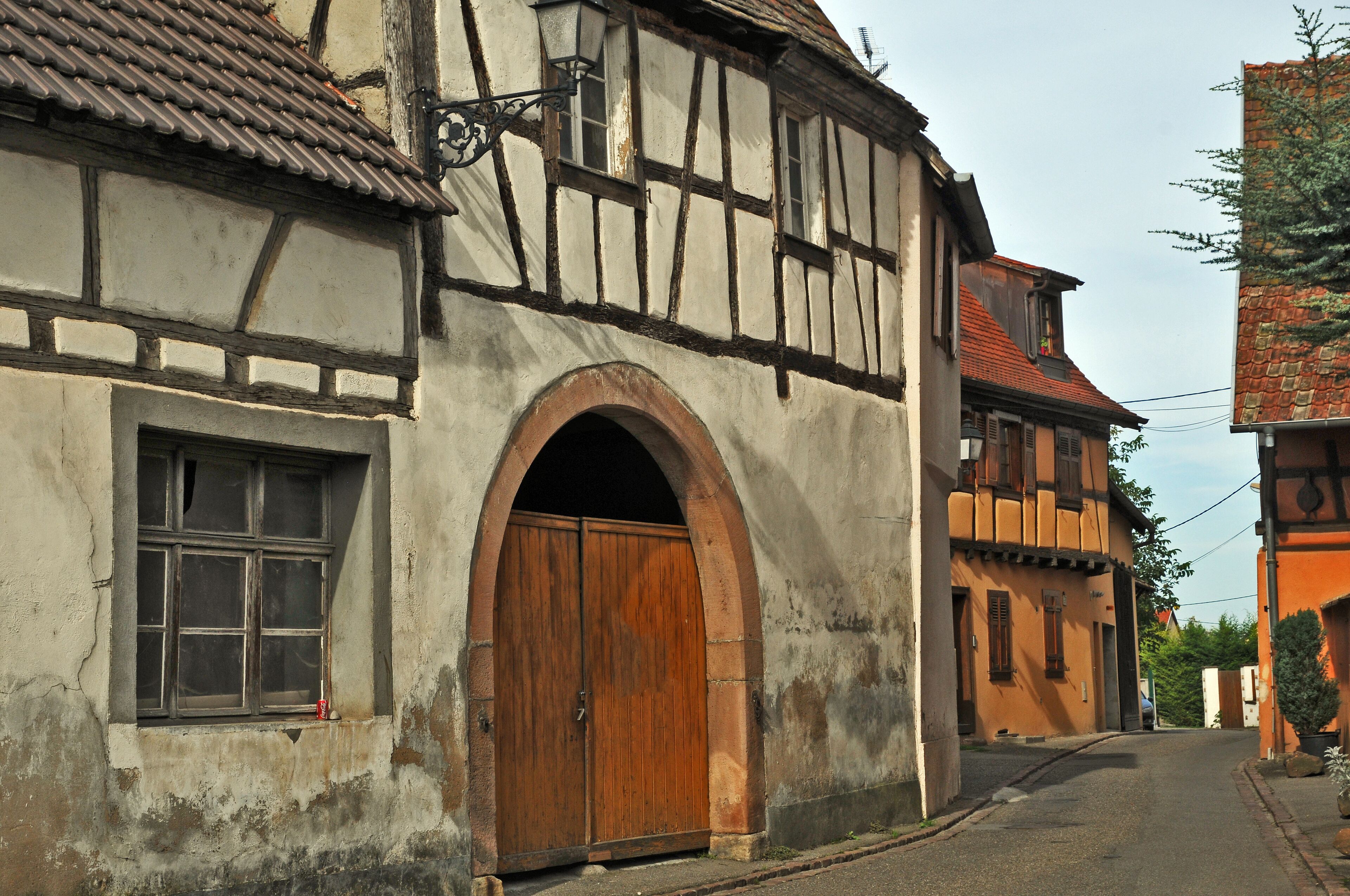 Alsazia, il villaggio Eguisheim - case tradizionali