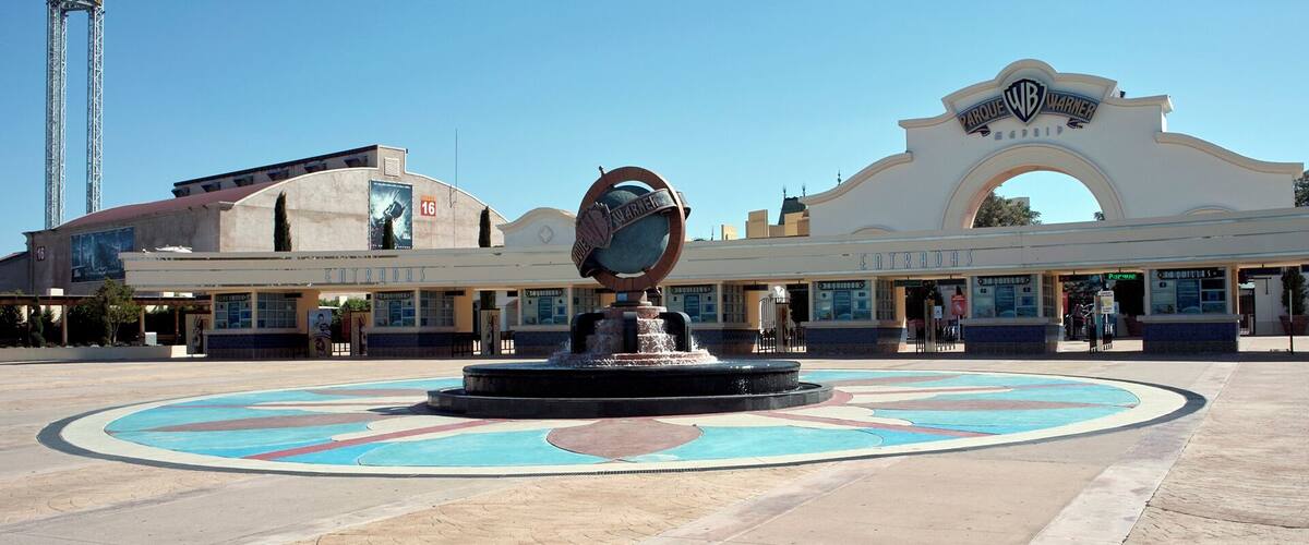 Parque Warner Madrid Main Entrance