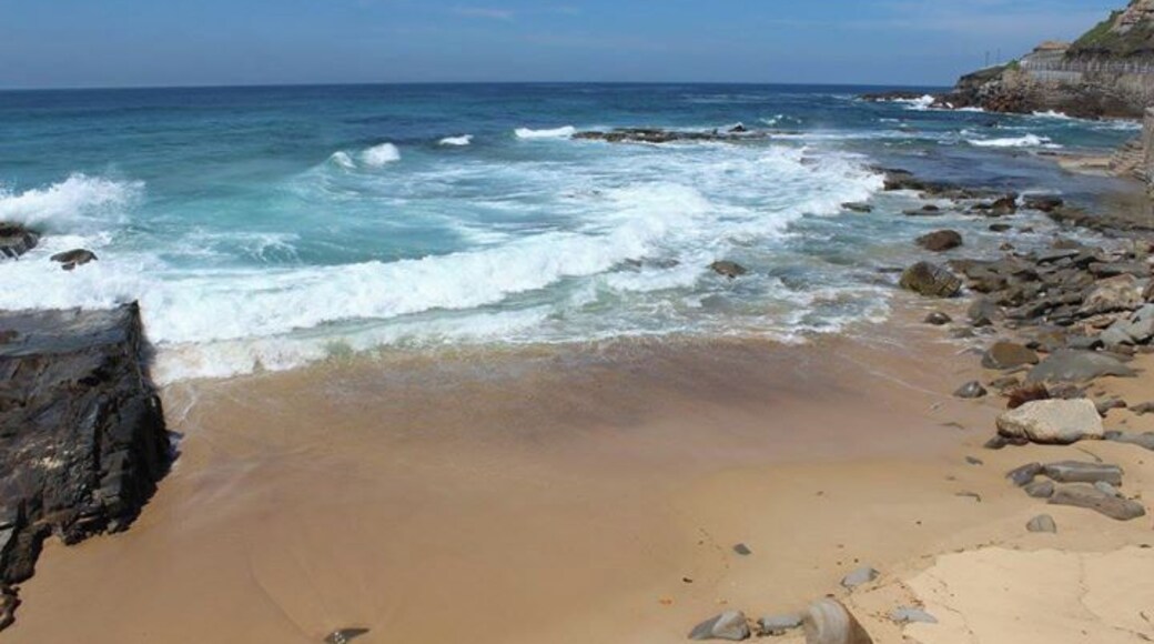 This is Newcastle Beach in NSW, Australia. I love the laid back beach life here. There are several fun shops and cafes nearby. Such a great place!