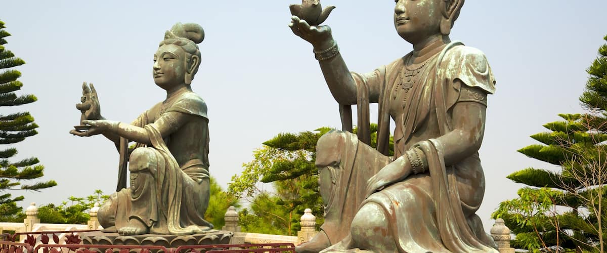 Big Buddha showing a monument, a statue or sculpture and religious aspects