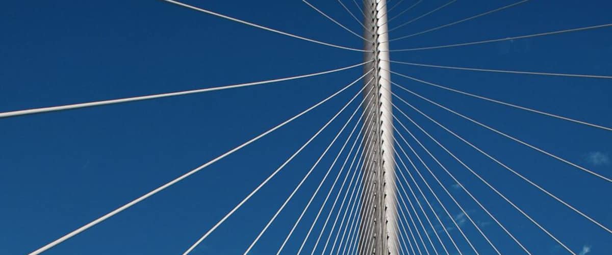 The Stonecutters Bridge over the Rambler Channel in Hong Kong