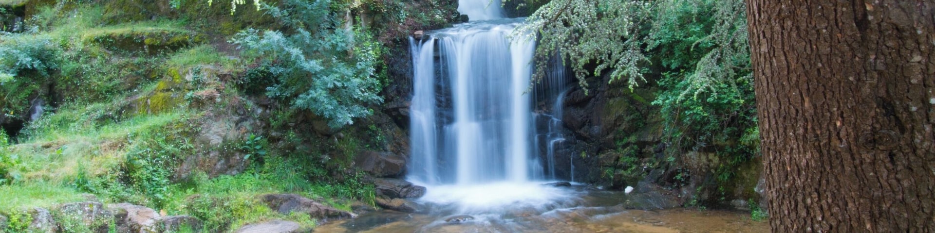 Don't miss the waterfall behind the lake, it is very beautiful