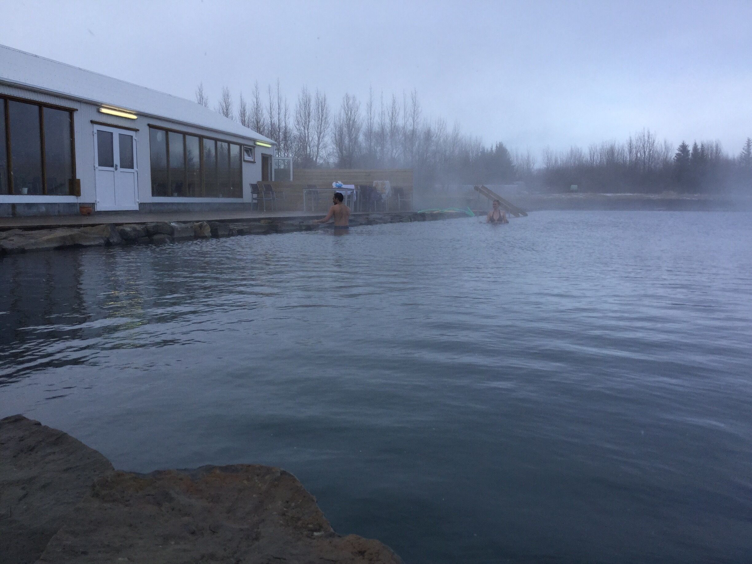 Secret lagoon in Flúðir Town is the oldest hot spring in Iceland sense 1908 and you can take a bath there in 40.C . Wonderfull place 