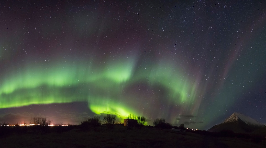 Iceland Norther Lights Panorama