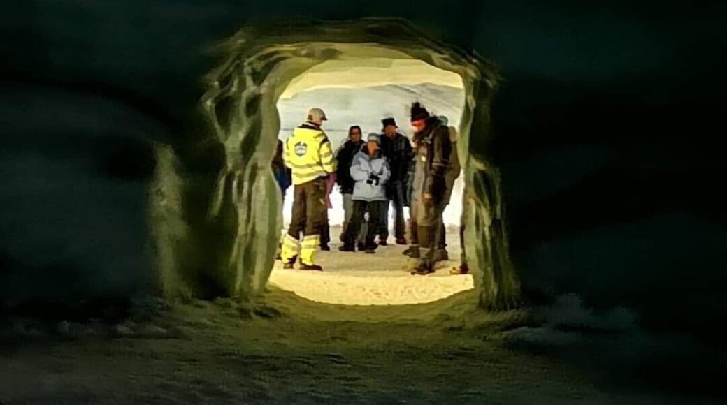 Inside Langjokull Glacier Iceland ❄️