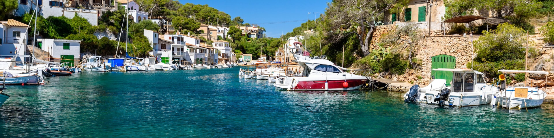 Beautiful coast and harbour of Cala Figuera - Spain, Mallorca; Shutterstock ID 466962656