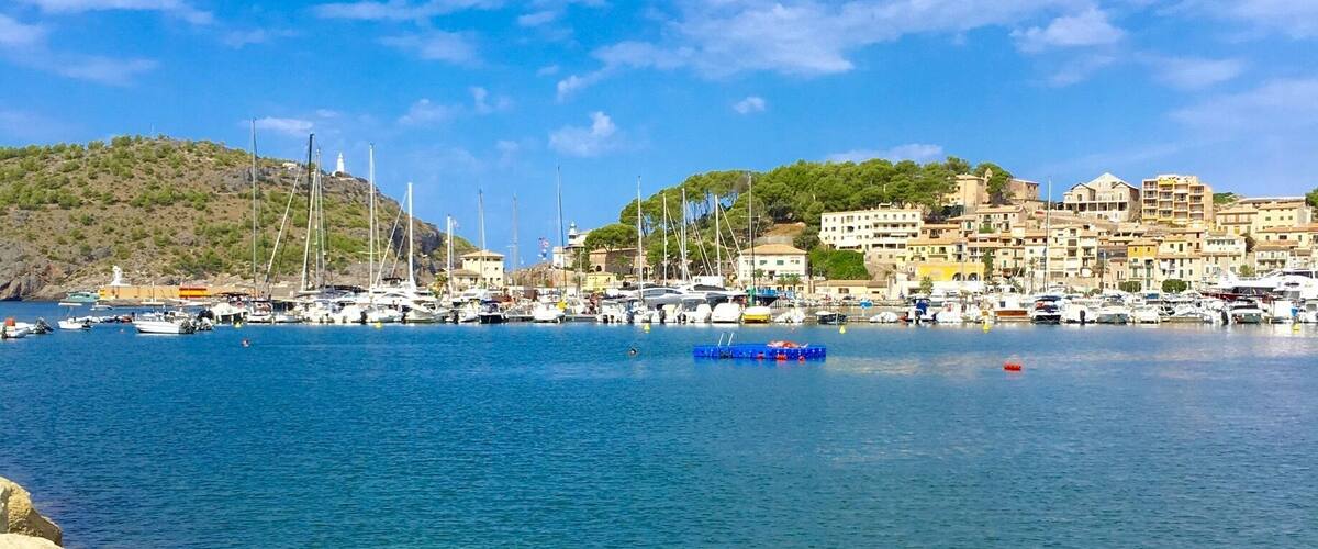 At Port de Sóller, Majorca Island
