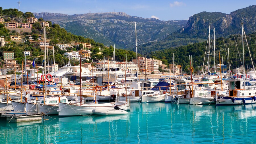 Port de Soller, Mallorca island in Spain