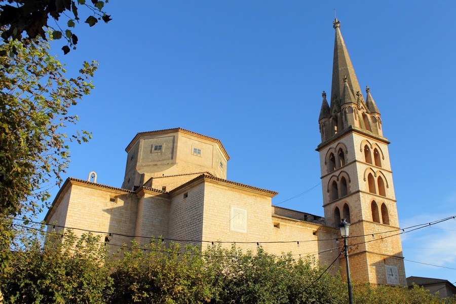 Gothic church of Santa Maria of Robines in Binissalem, Majorca, Spain.; Shutterstock ID 223482235; Purchase Order: -