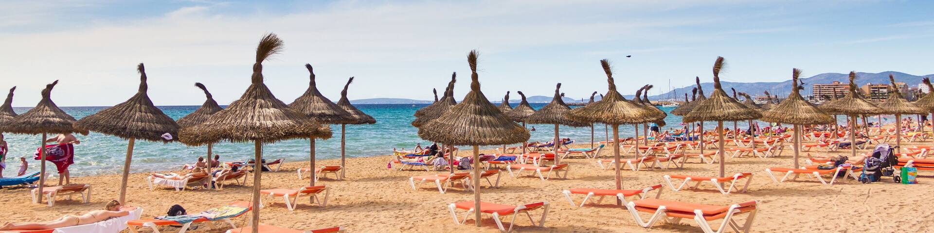 Beautiful view of Platja de Palma de Mallorca, Baleares, Spain; Shutterstock ID 364769312; purchase_order: SP-1332 HA Batch 2 August 2018; Order: ; client: HomeAway; other: To be paid with HA budget