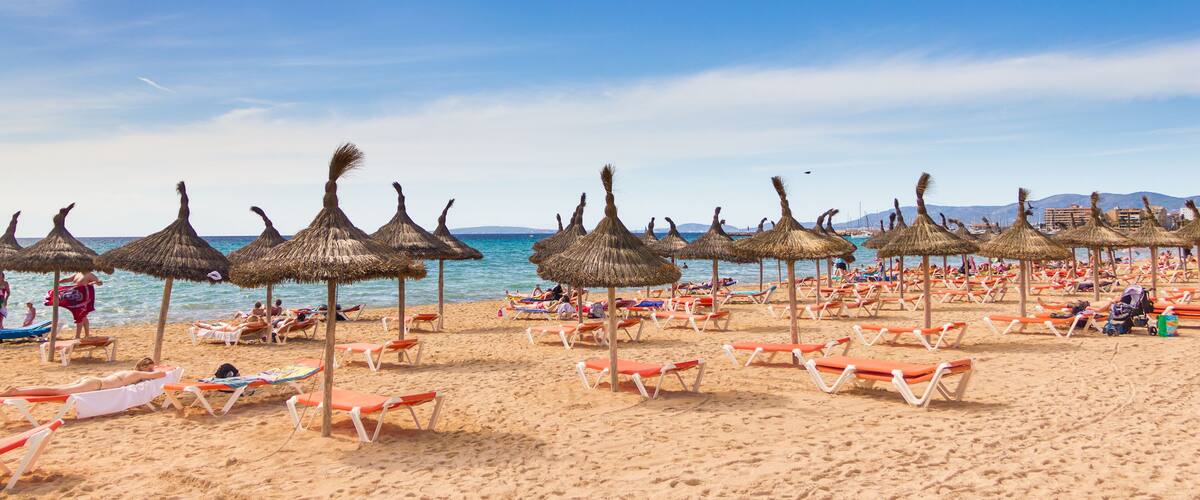 Beautiful view of Platja de Palma de Mallorca, Baleares, Spain; Shutterstock ID 364769312; purchase_order: SP-1332 HA Batch 2 August 2018; Order: ; client: HomeAway; other: To be paid with HA budget