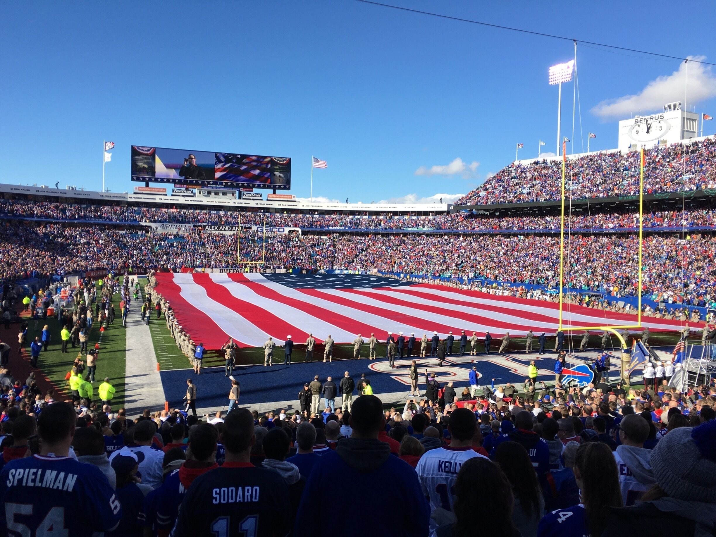 NFL Salute to Service Buffalo Bills Ralph Wilson Stadium