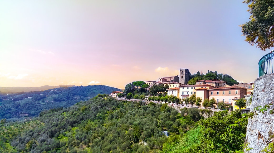 Panorama of Montecatini Alto. Montecatini Terme, Tuscany, Italy