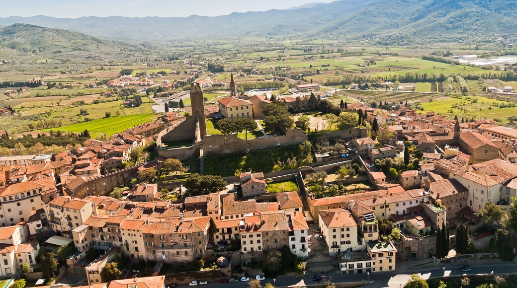 La Valle Verde in the city of Castiglion Fiorentino in Tuscany - Italy