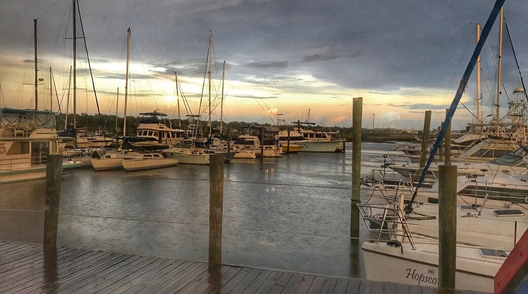 We hadn't been back in a few years. The view fit the mood of the evening.