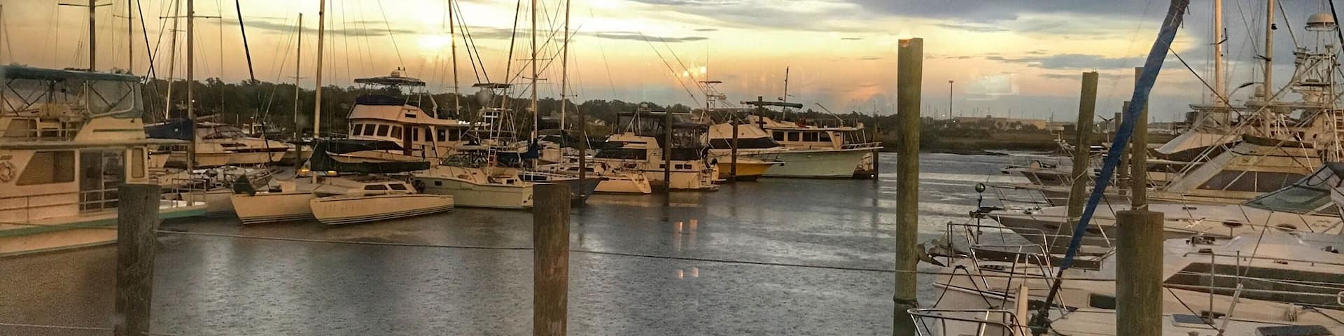 We hadn't been back in a few years. The view fit the mood of the evening.