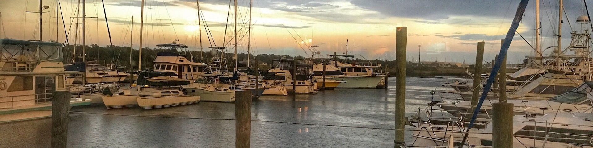 We hadn't been back in a few years. The view fit the mood of the evening.
