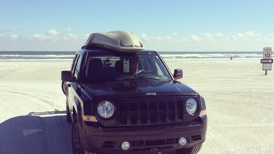 You can drive on the beach and its a great place to run!