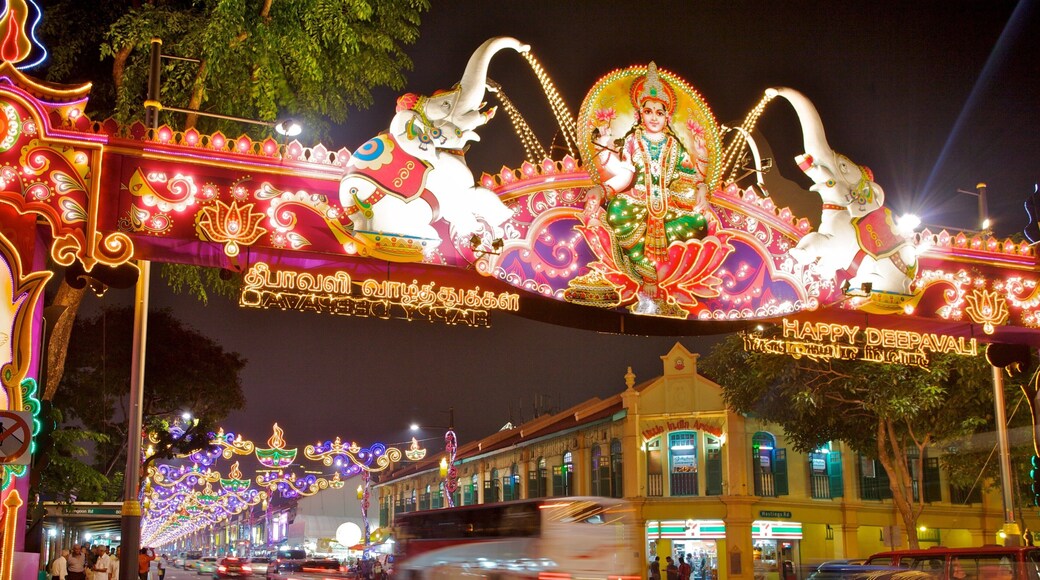 Little India presenterar en stad, nattliv och gatuliv