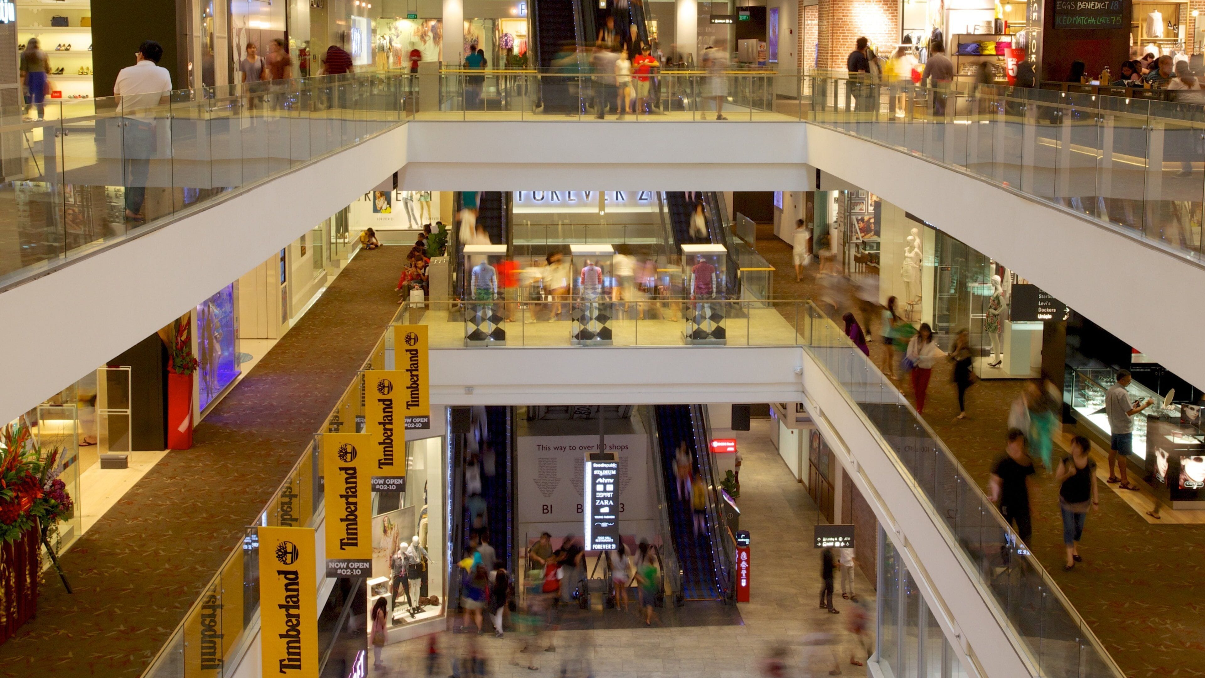 Singapore featuring shopping and interior views