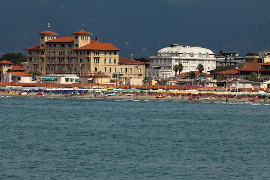 View of Versilia coast - Viareggio