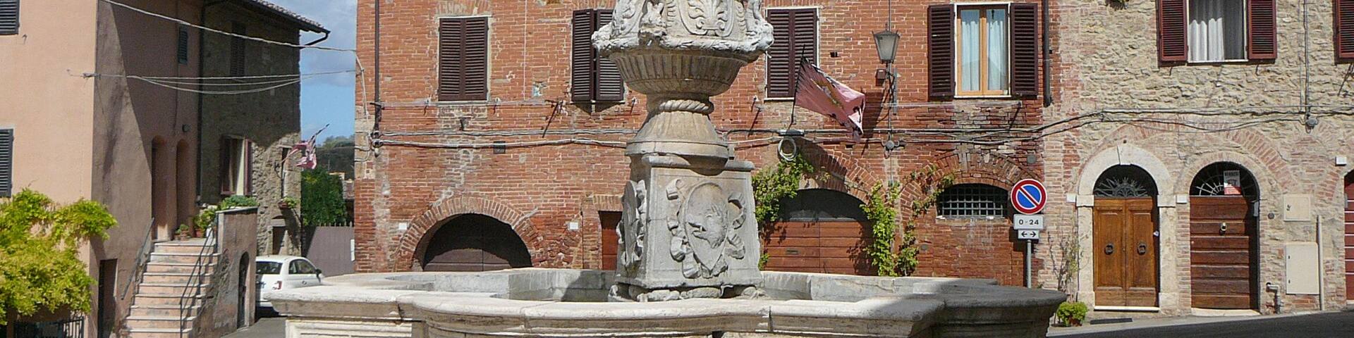 View of the city of Asciano