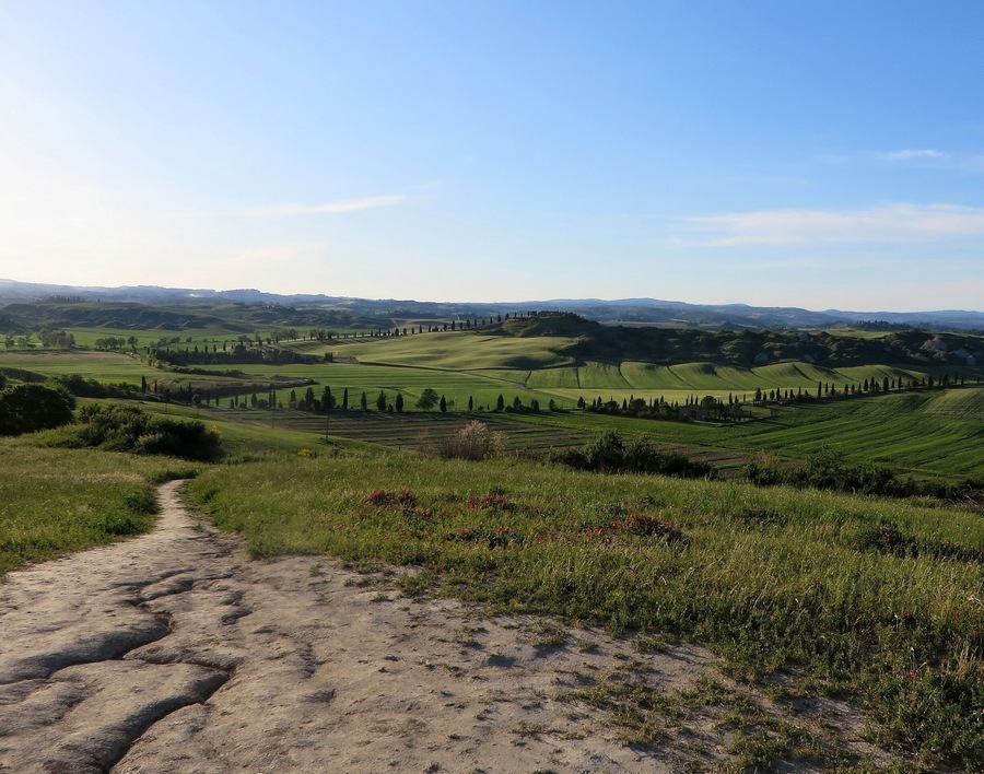 Picturesque surroundings south of Siena. #TakeAHike