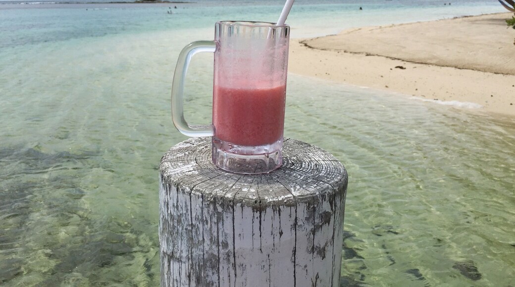 This drink is "Leonard's Special" and it was so tasty! I have no idea what was in it but can I have another? #Belize