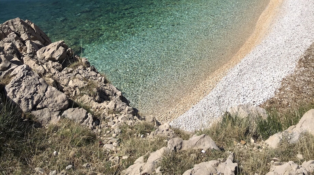 Beach on Krk Island Croatia