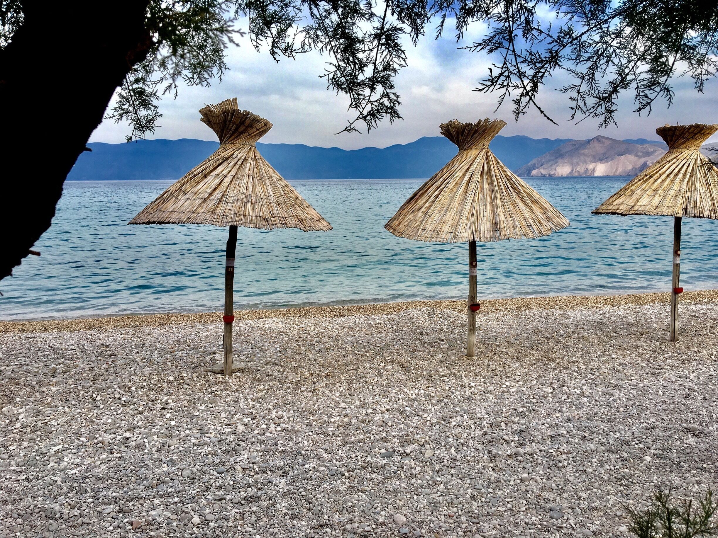 Beautiful pebble beach near krk, Croatia so much water activities to do a must see for anyone visiting nearby 