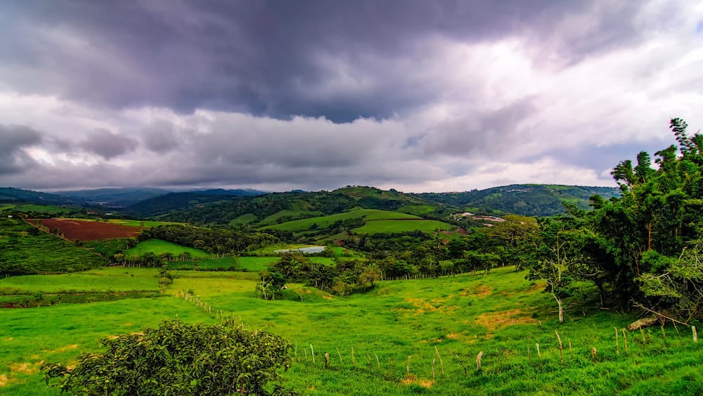 Clouds Over San Ramon, Costa Rica