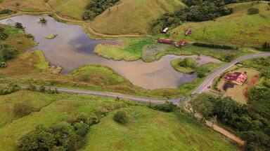 Costa Ricas Lake in San Ramon City