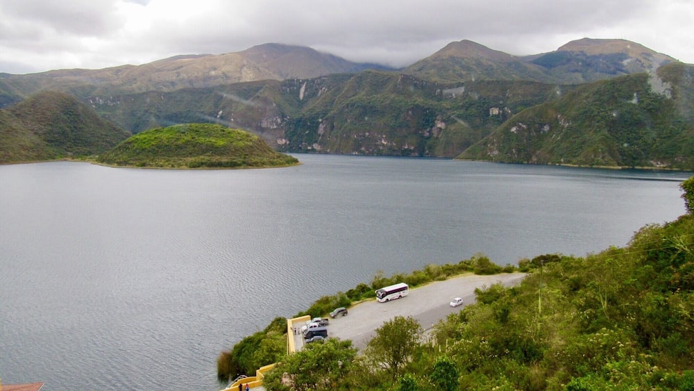 Lake Cuicocha, named for the islands within it. Locals say they are "Cui" or guinea pigs.
#journeyoftwo