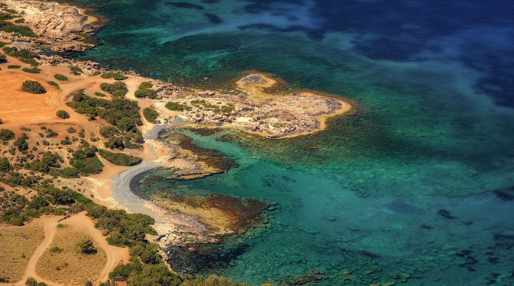 view from Moutti tis Sotiras mountain to the coast of Cyprus