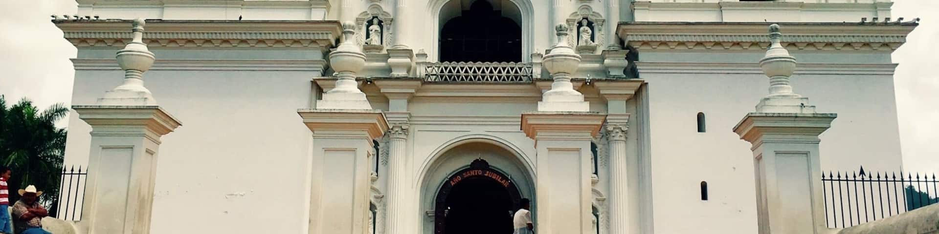 Beautiful basilica de Esquipulas, home of the Black Christ.