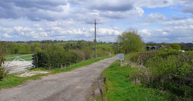 Church Lane, Morley The lane continues east past Spring Oak Farm as part of both the Midshires Way and the Centenary Way.