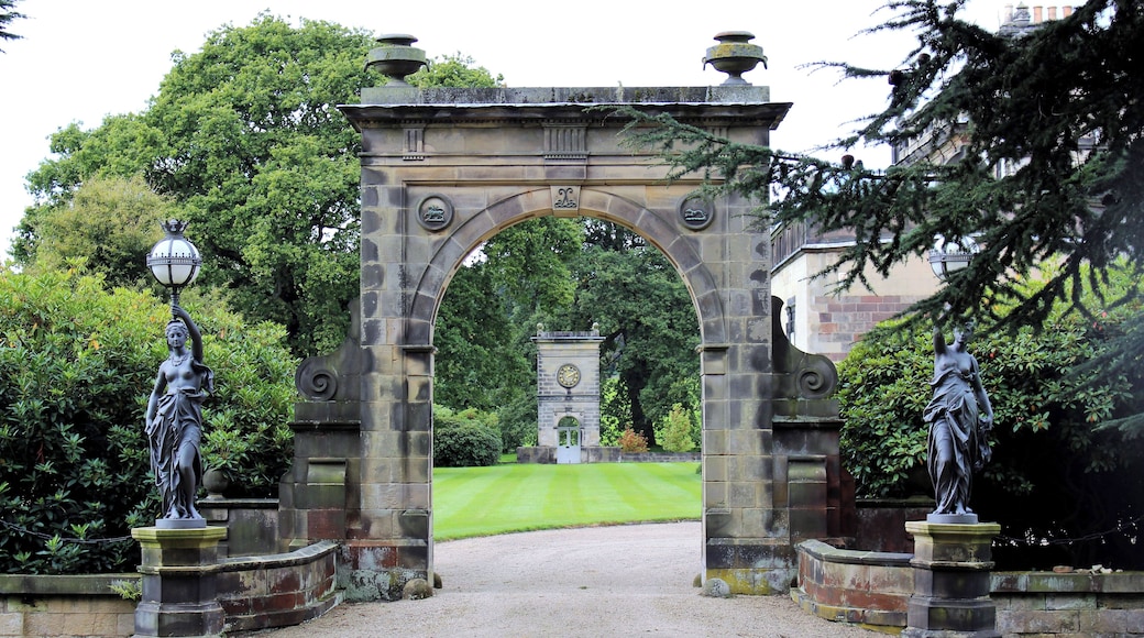 Ha Ha, Walls, Gates, Clock Tower, Sculptures And Terracing At Locko Park Wikidata has entry Q26529815 with data related to this item.